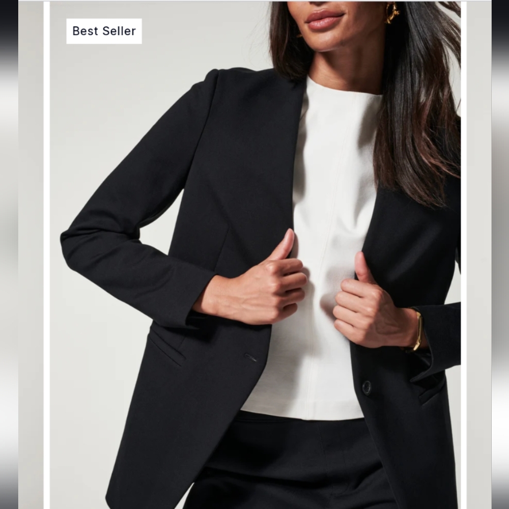 Spanx Perfect Oversized Blazer Black